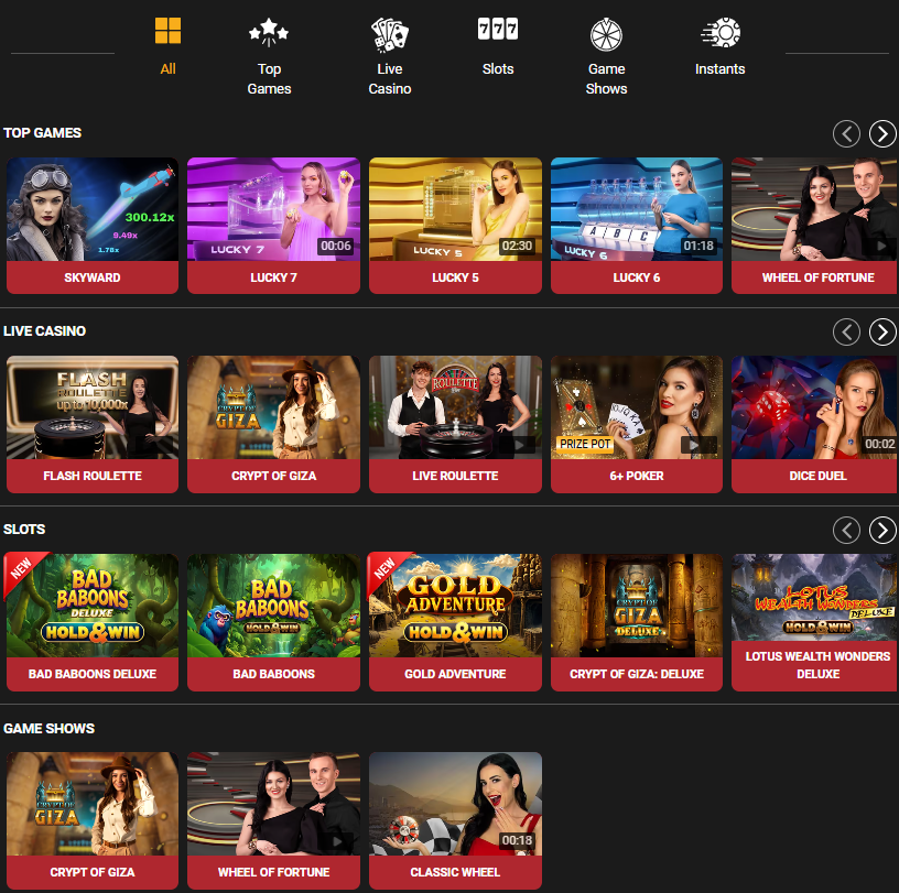 BetOlimp Crash and Instant